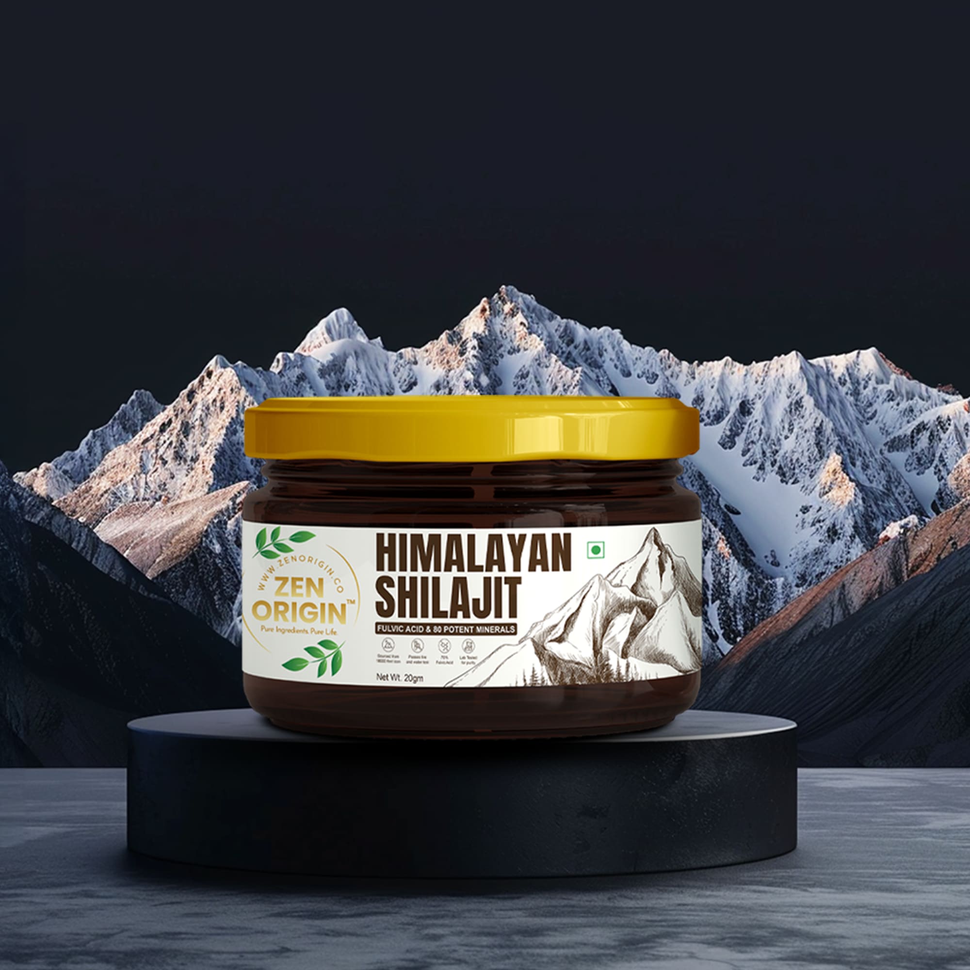 Pure Himalayan Shilajit – Natural Energy & Wellness Booster – Zen Origin
